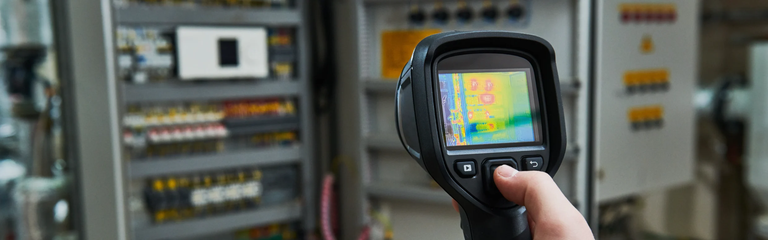 Thermal imaging inspection of electrical equipment